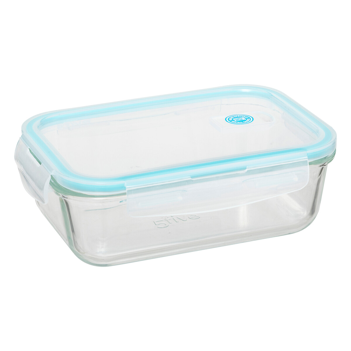 Conjunto de 3 caixas herm&eacute;ticas CLIPEAT em vidro