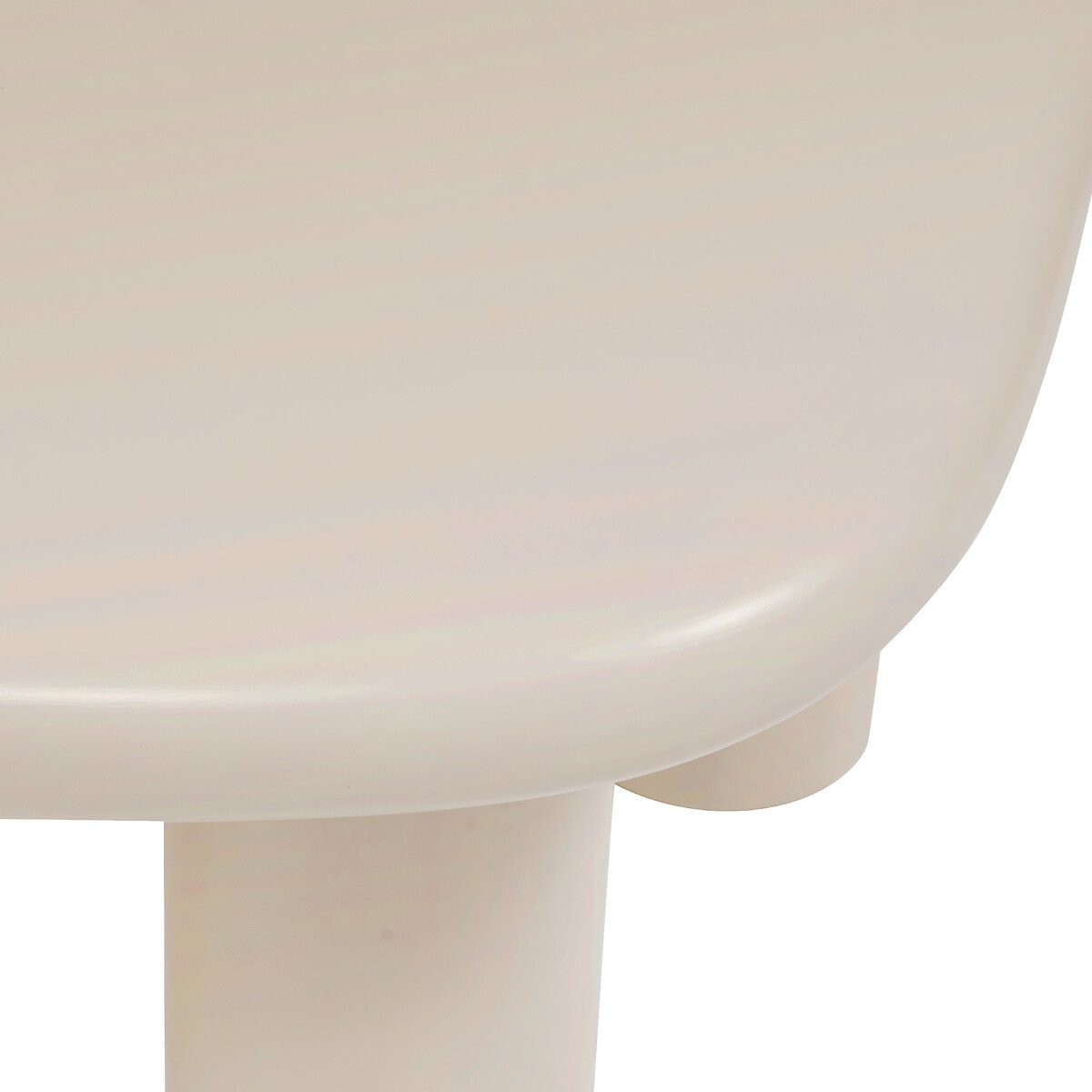 Conjunto de 2 mesas de apoio OLAO marfim