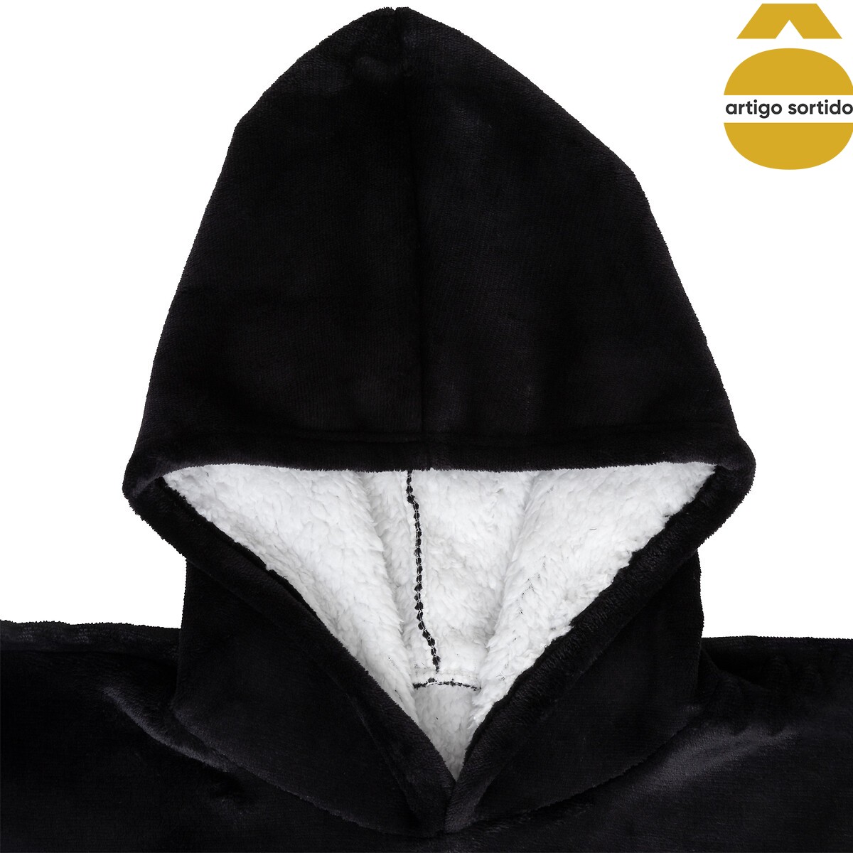 Manta camisola com capuz 85x118cm