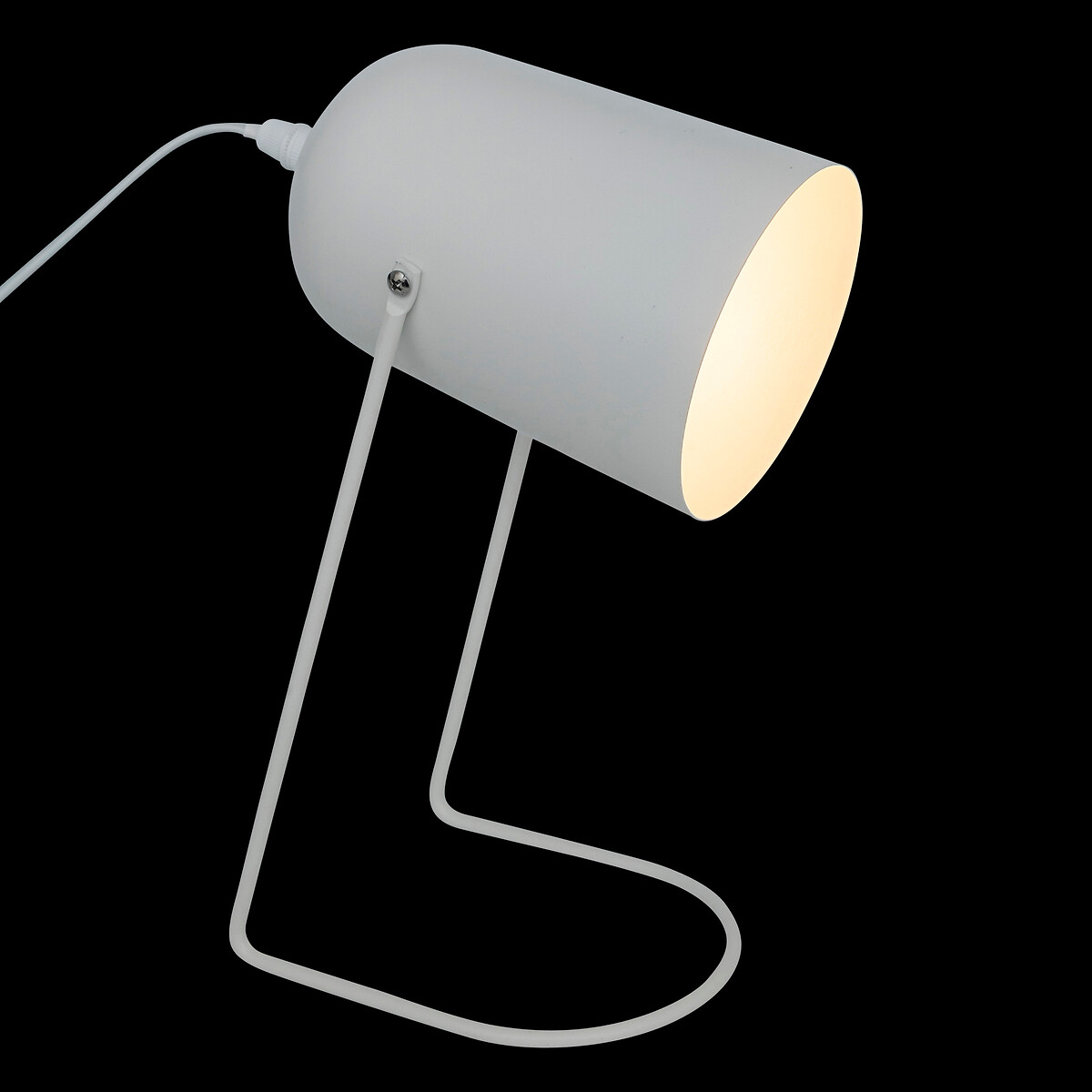 Candeeiro de mesa FARO branco 30cm