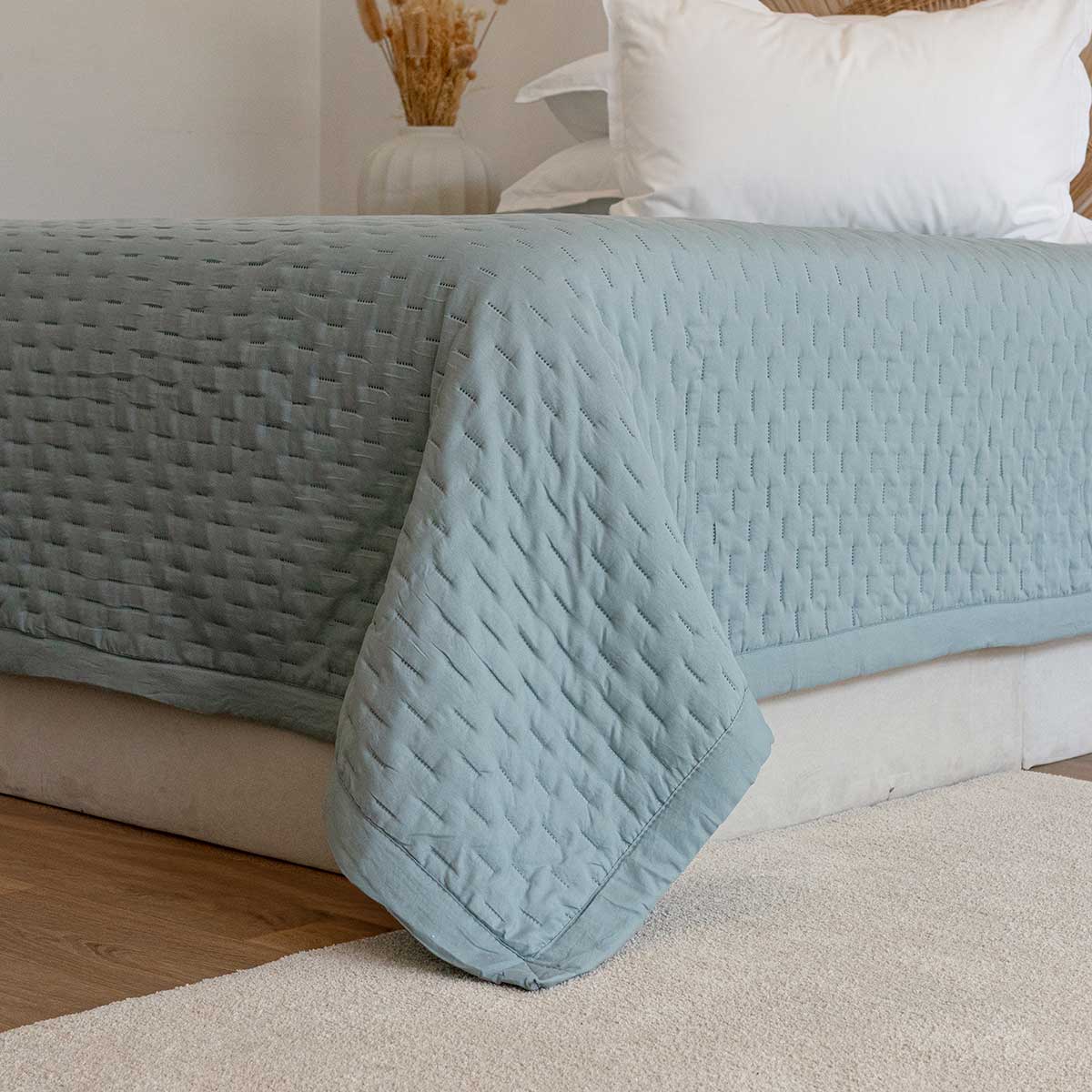 Edredão STOCKHOLM azul pastel 220x240cm,  Edredão STOCKHOLM azul pastel 220x240cm