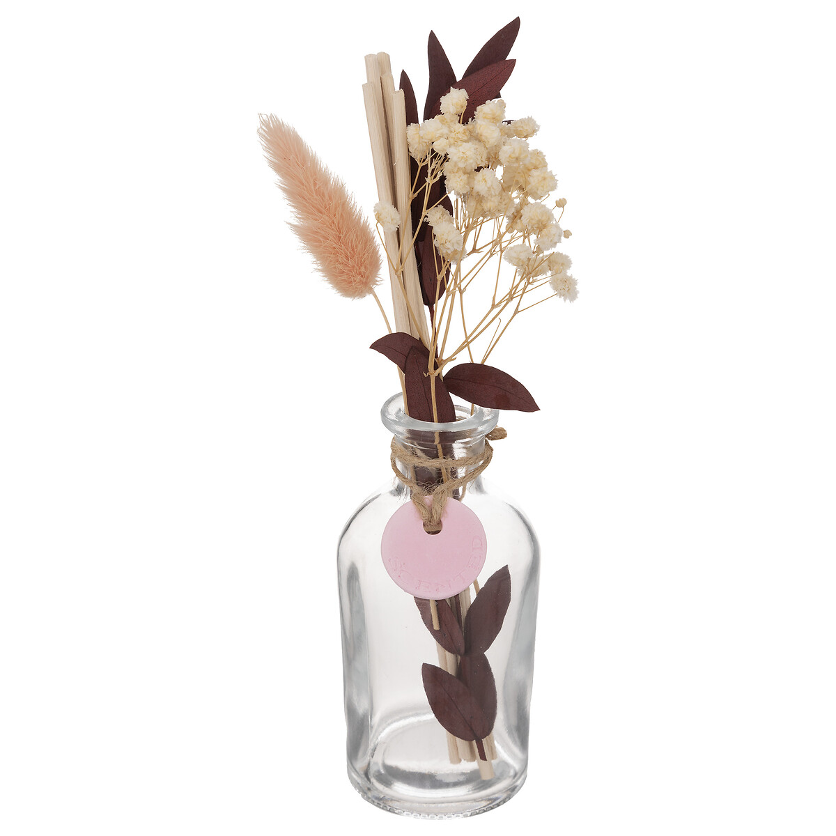 Coffret em forma de gaiola com vela e difusor linho PAOLA