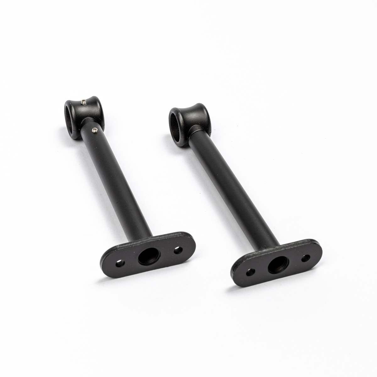 Conjunto 2 suportes preto mate 150mm