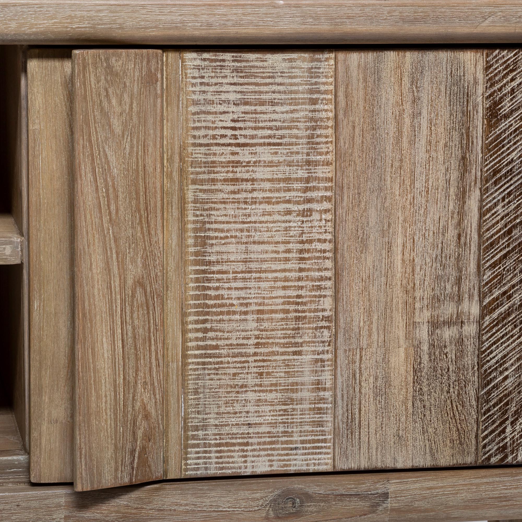 M&oacute;vel De Tv Castanho Em Ac&aacute;ciaBanila