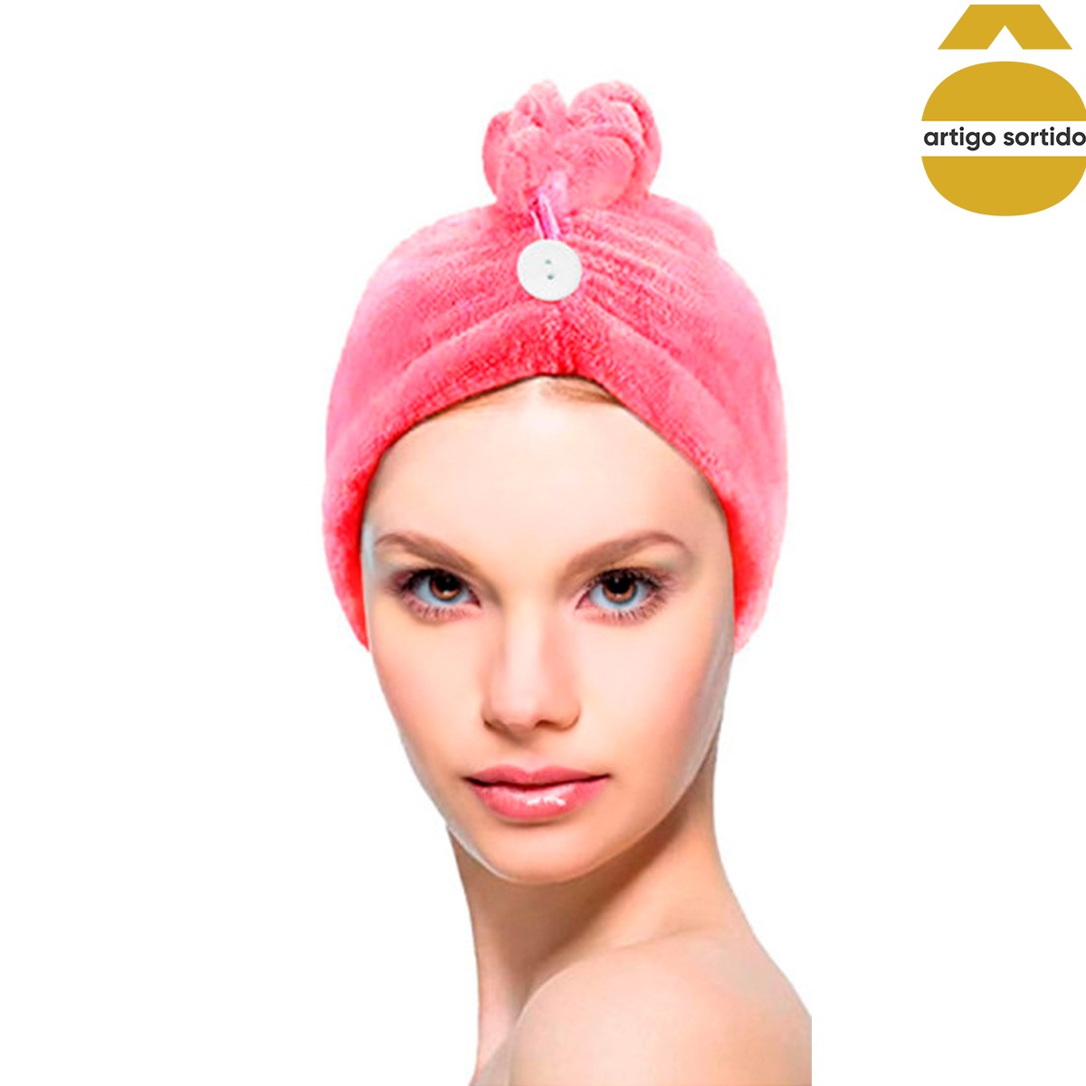 Toalha turbante de microfibra