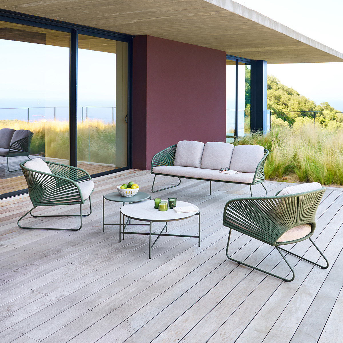 Conjunto de jardim BELANO laurier 5 lugares