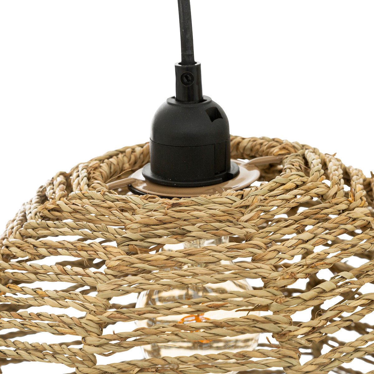 Candeeiro de teto RANA em rattan 50cm