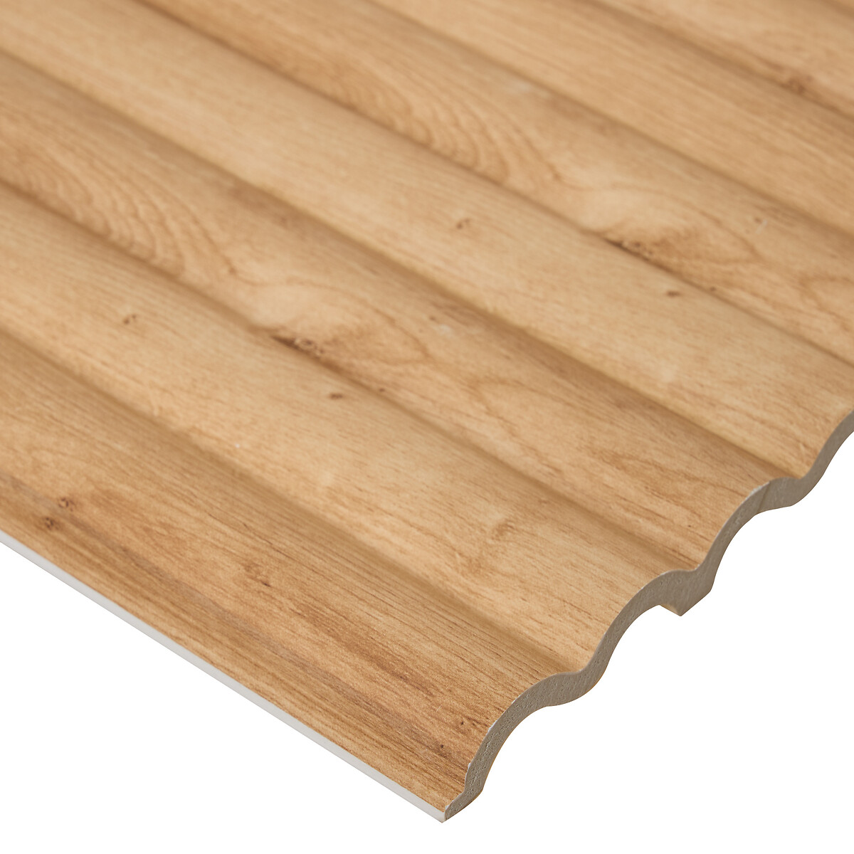 Conjunto de 2 pain&eacute;is decorativos ALCOV bege 60cm