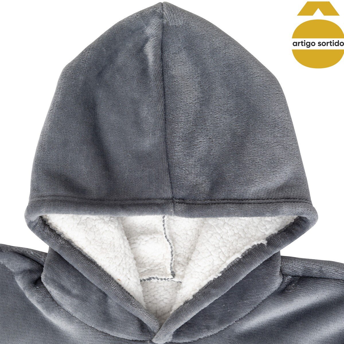 Manta camisola com capuz FLAN