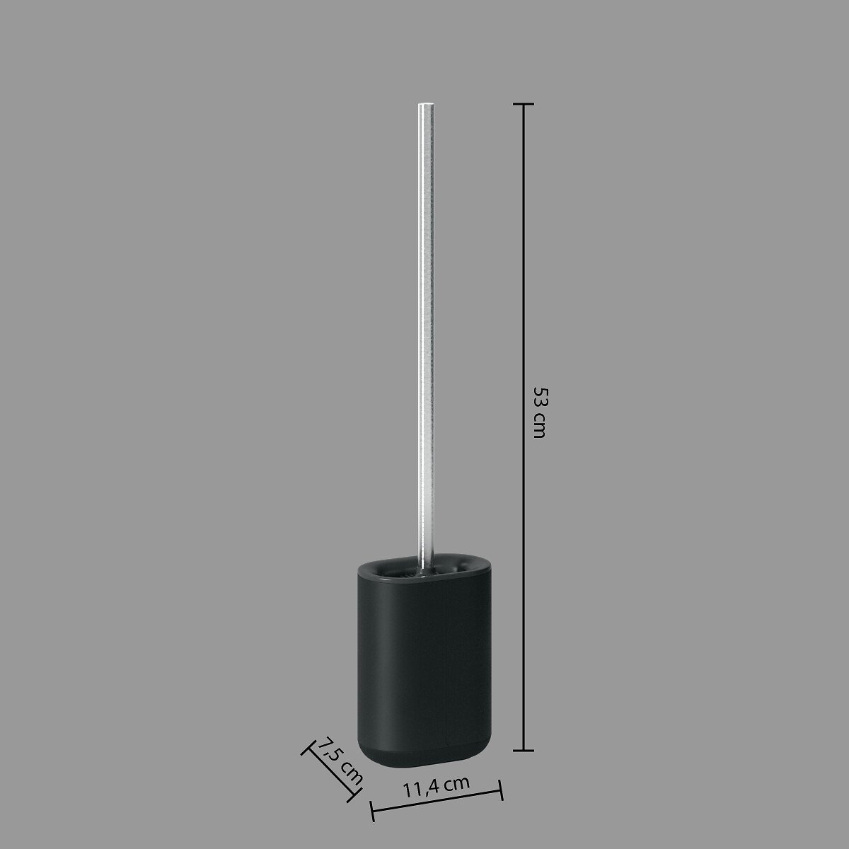 Escova wc SILIFLEX preta