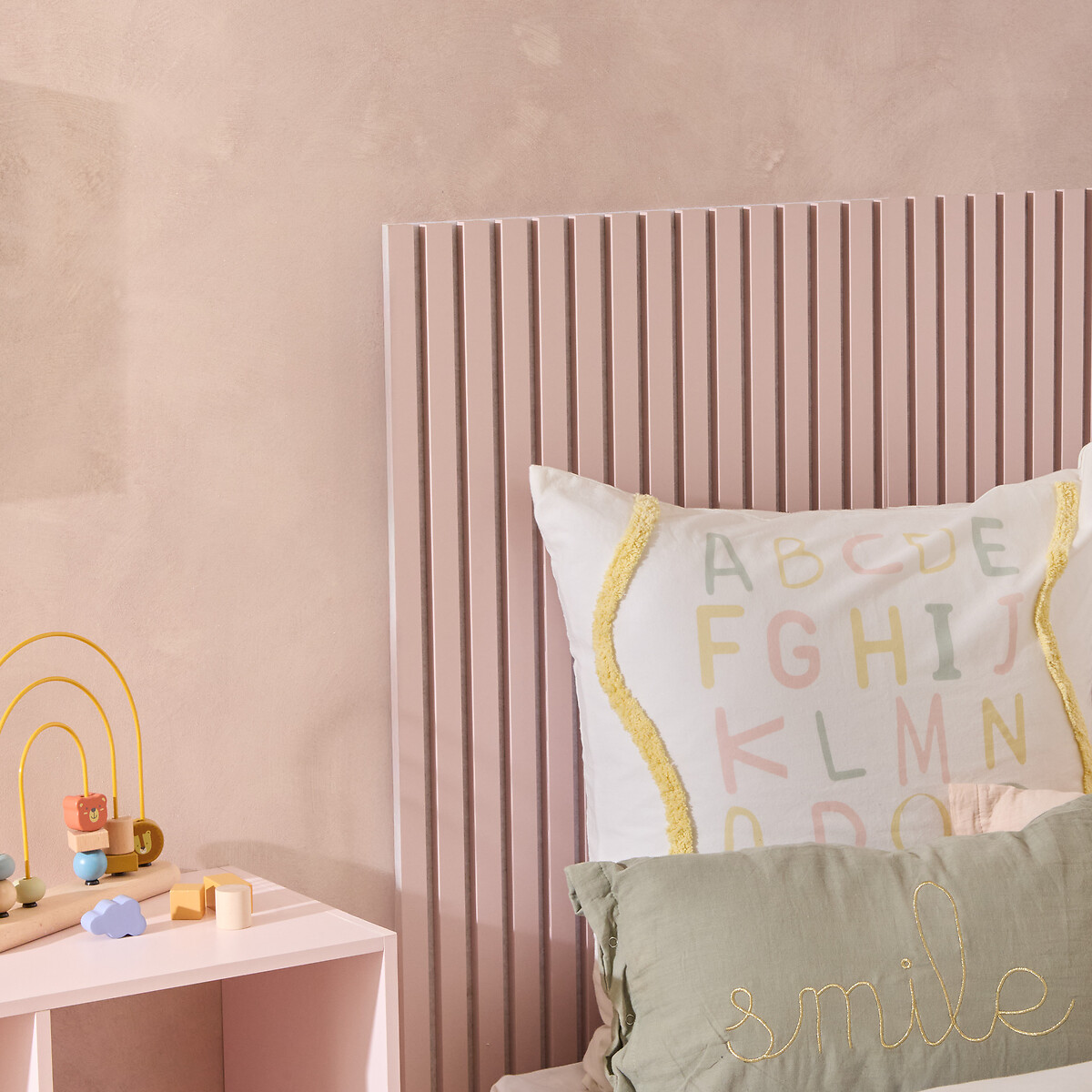 Painel decorativo COLVA rosa em mdf 120cm