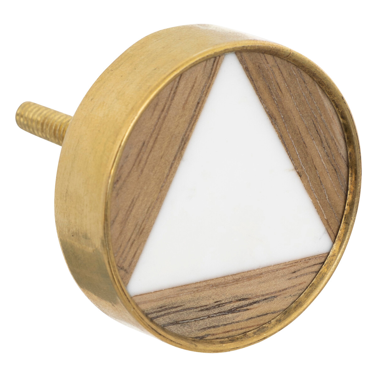 Conjunto de 2 puxadores ISLA decorados em madeira