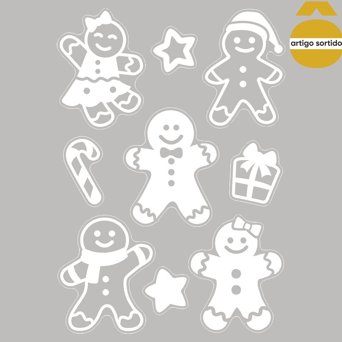 Autocolante para vidro 29x41cm