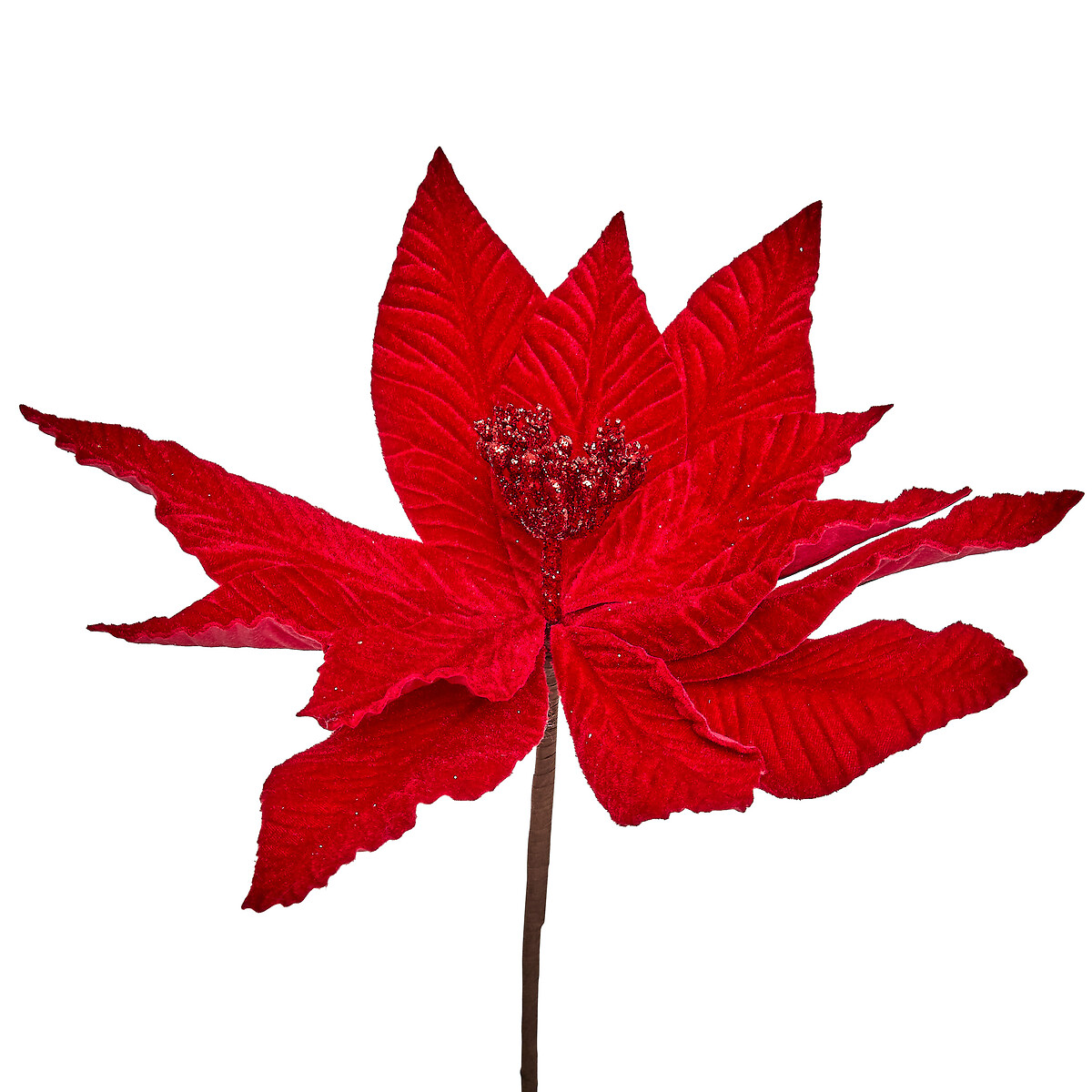 Haste poinsettia vermelha 75cm