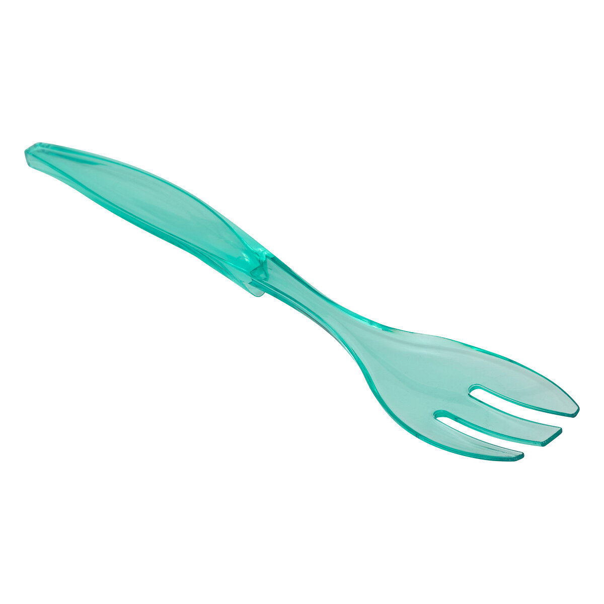 Conjunto de 2 talheres para salada SQUARE azul claro