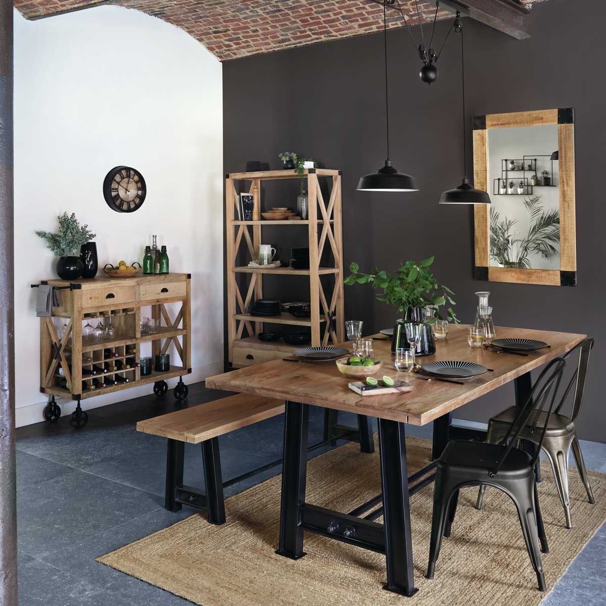 Rel&oacute;gio de mesa decorativo VINTAGE