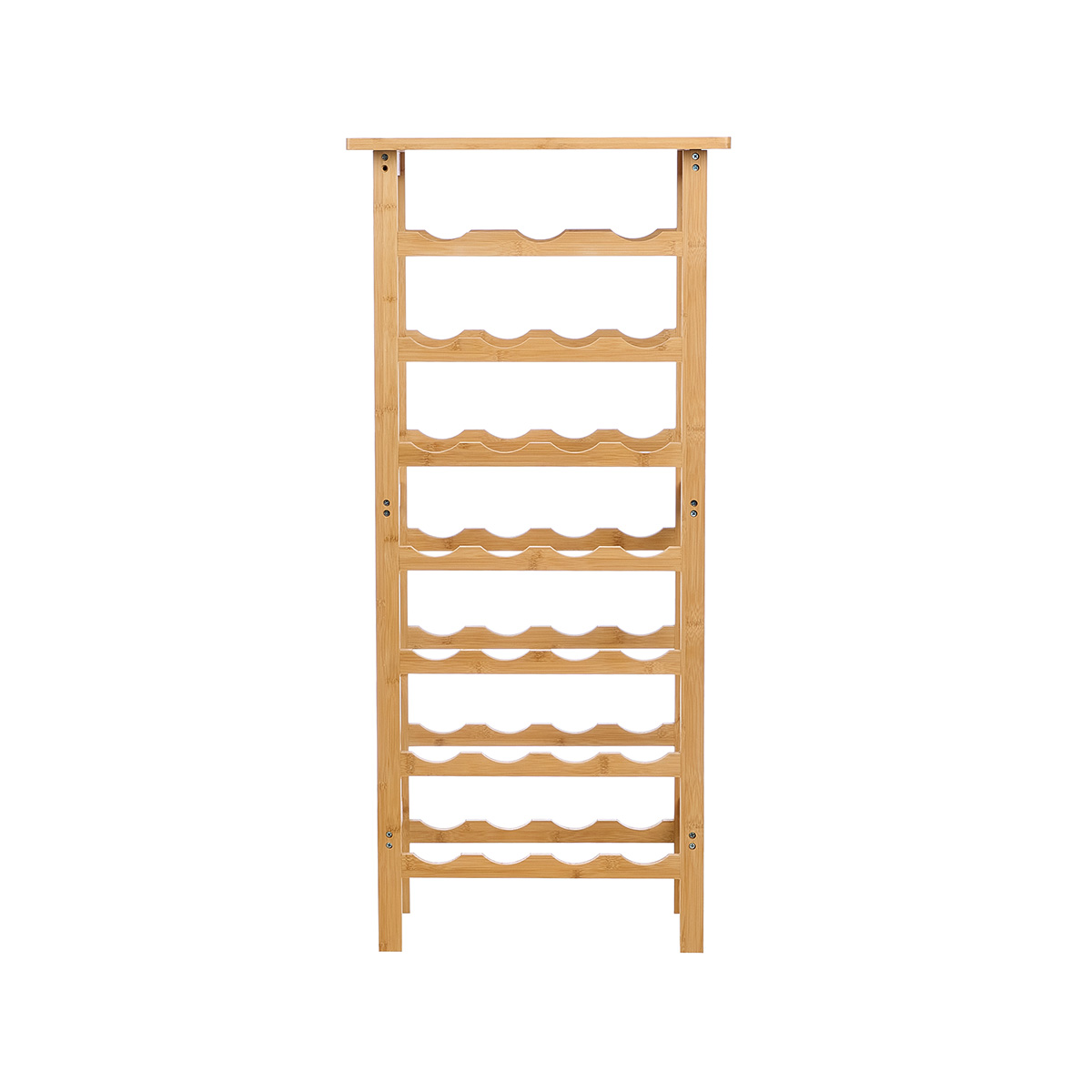 Garrafeira para 26 garrafas em bambu