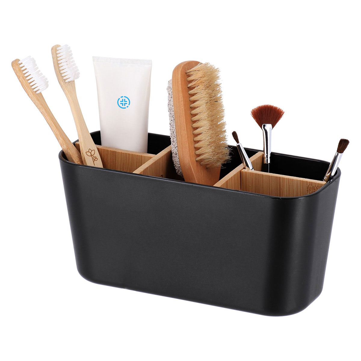 Organizador com 5 compartimentos preto