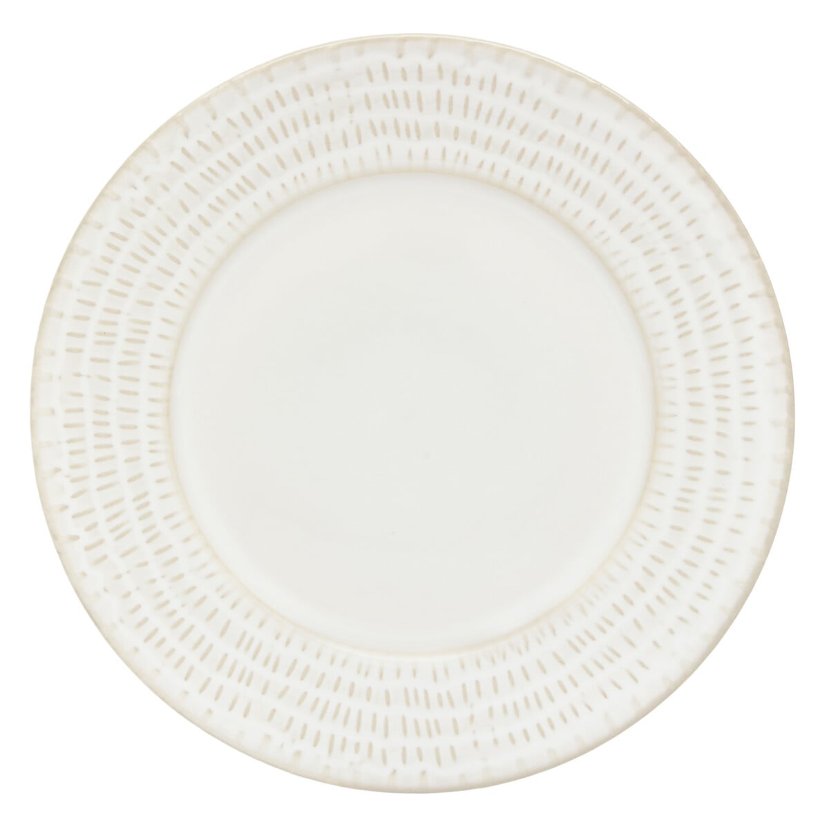 Prato de sobremesa CAMILLE branco 20cm