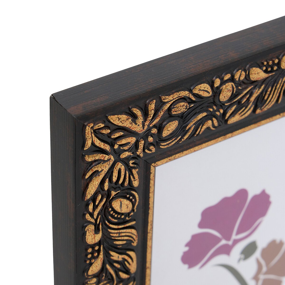 Multimoldura para 3 fotos BELISSIMA preta