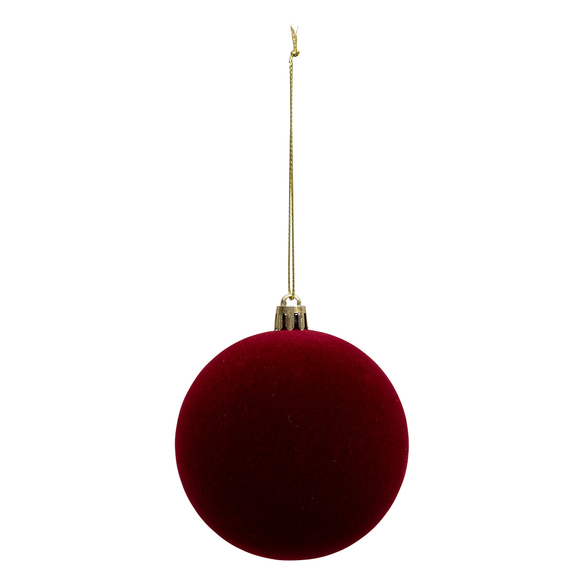 Conjunto de 9 bolas vermelho e verde 8cm