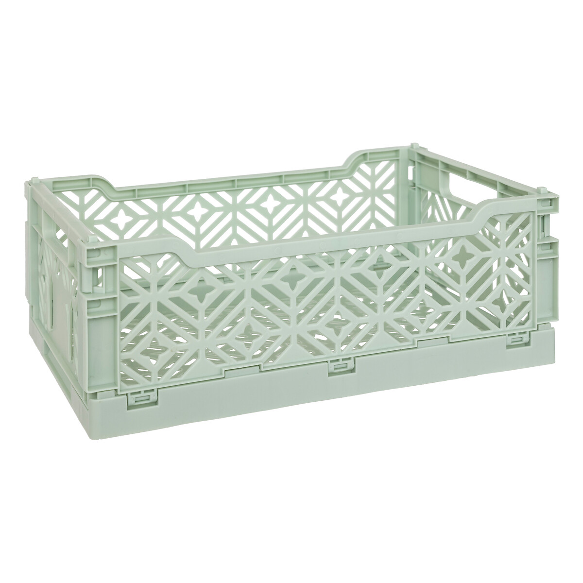 Caixa dobr&aacute;vel verde 30x20x11cm