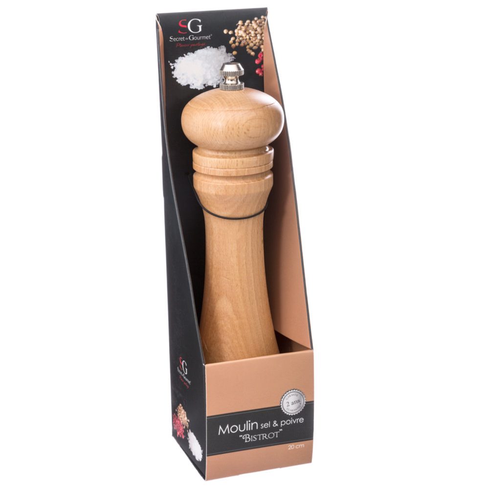 Moinho BISTROT de madeira 20,5cm
