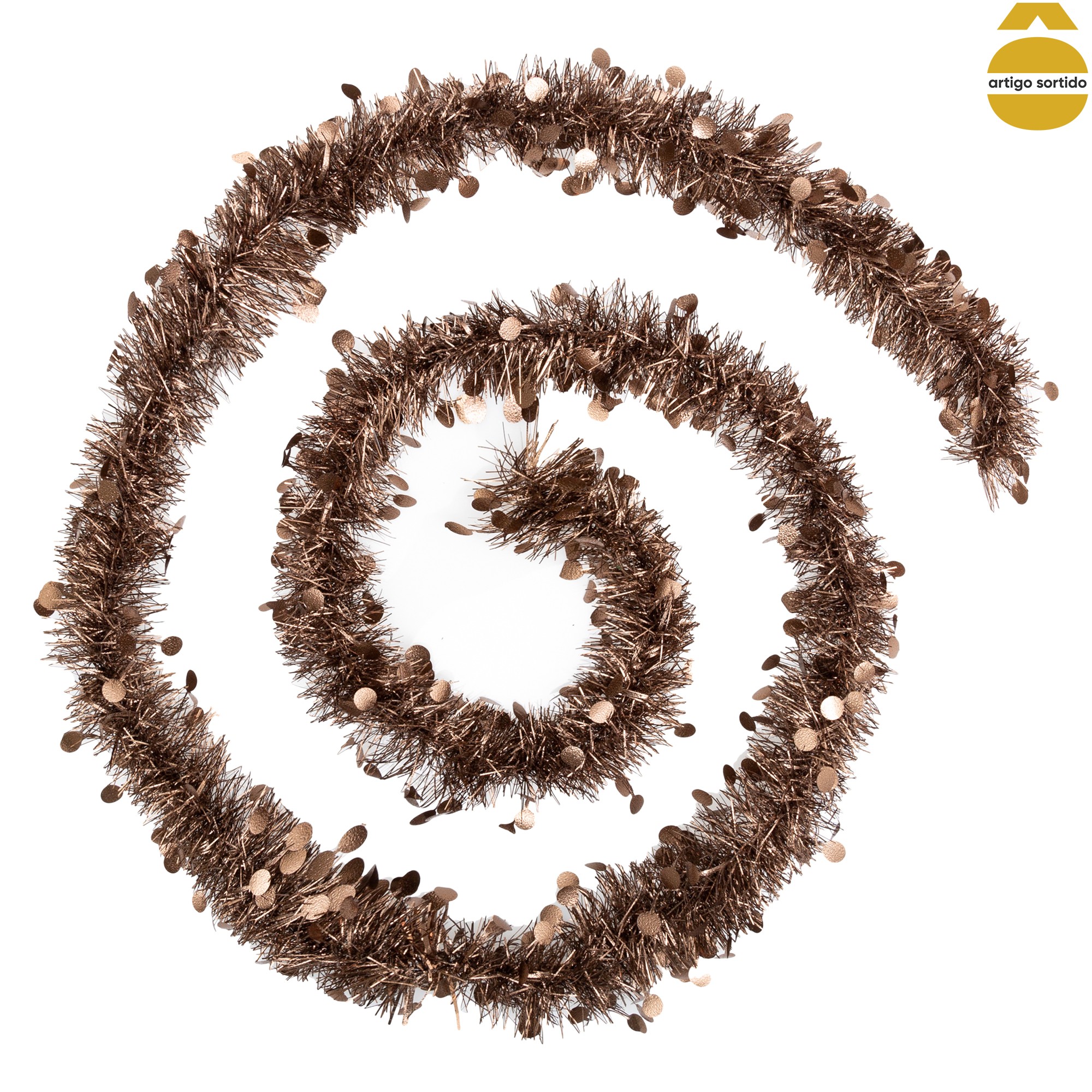 Grinalda pastel bronze