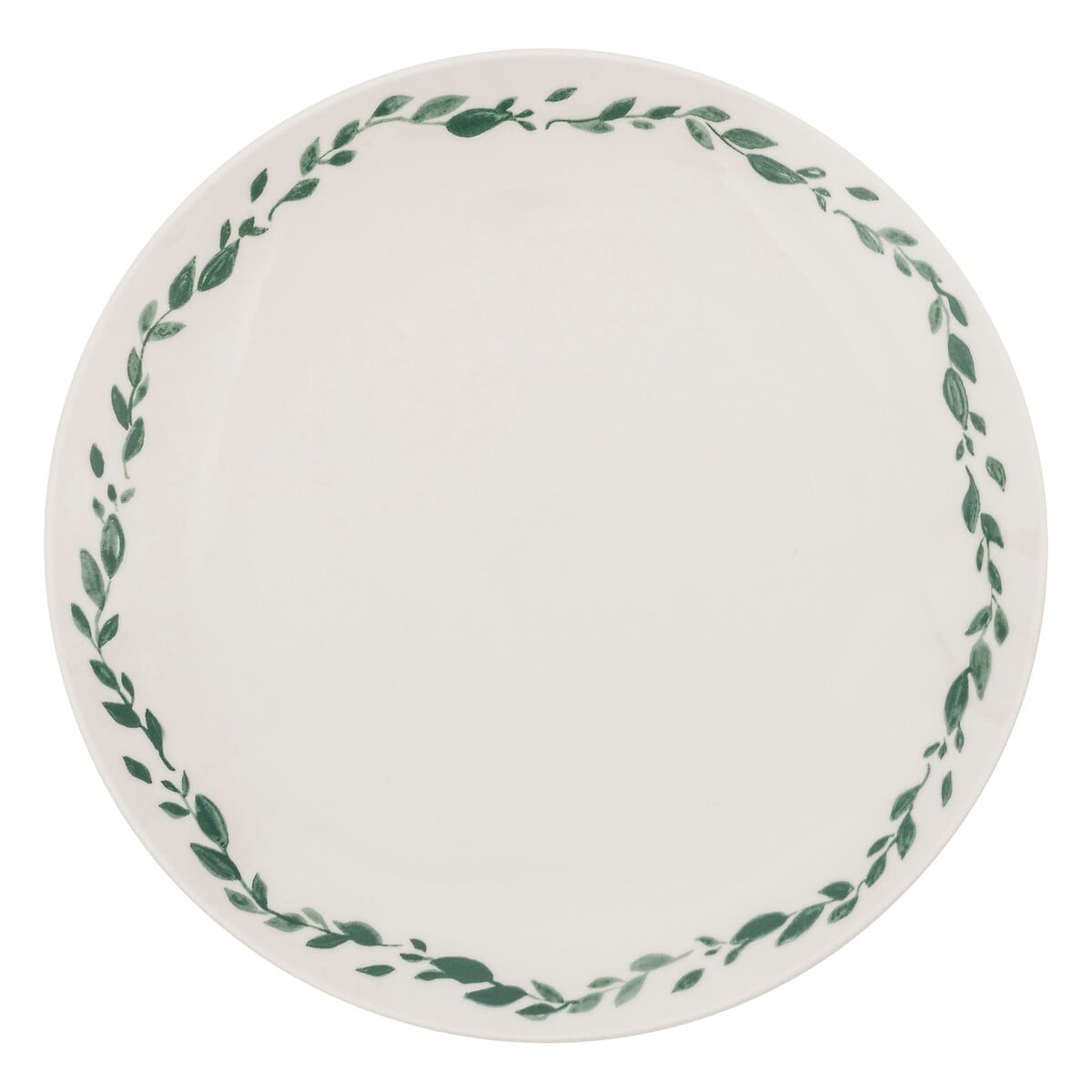 Prato raso LAURIER branco 27cm