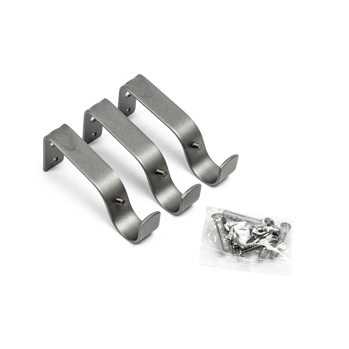 Kit var&atilde;o extens&iacute;vel cinza 120-210cm