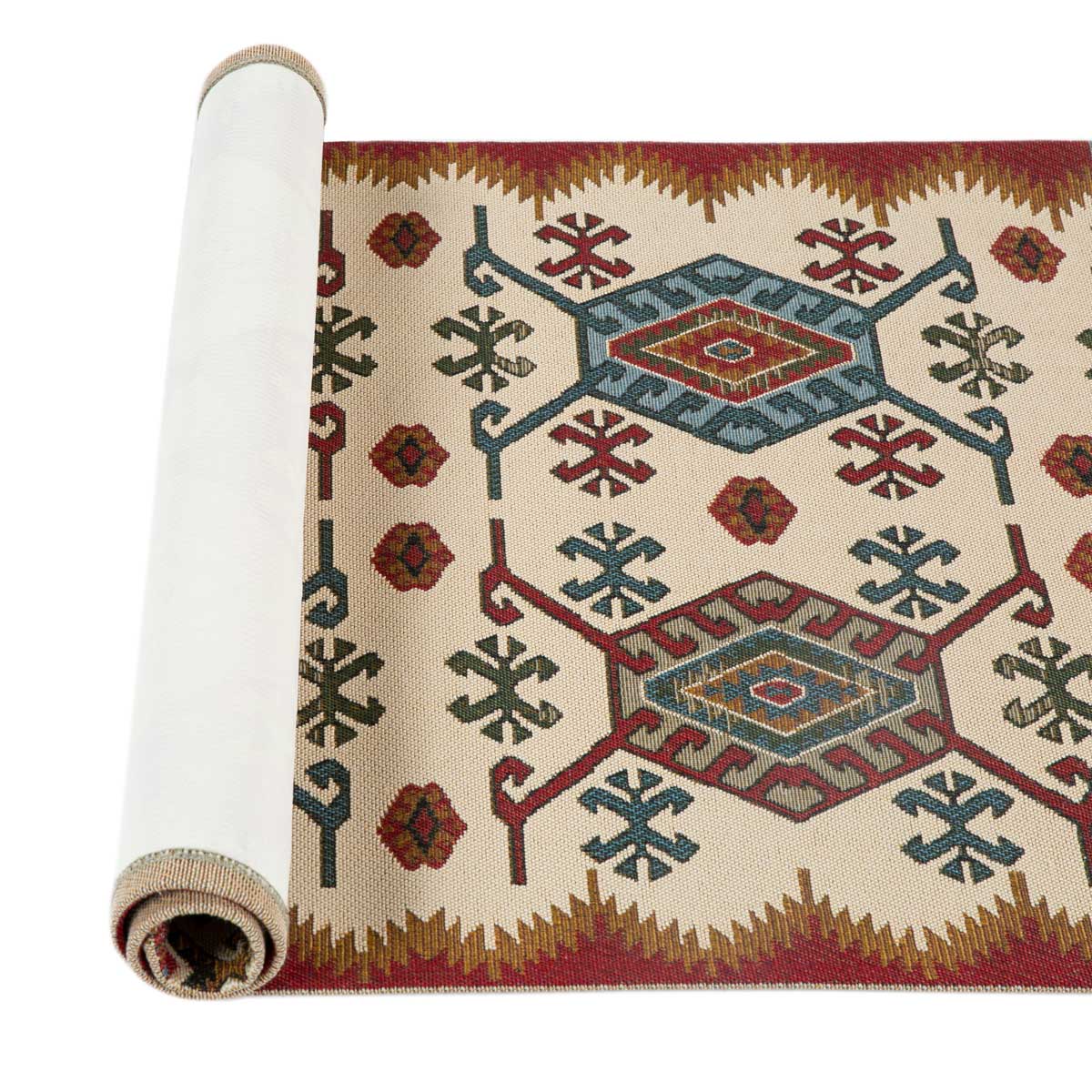 Tapete SUNLIGHT ocre e vermelho 150x220cm