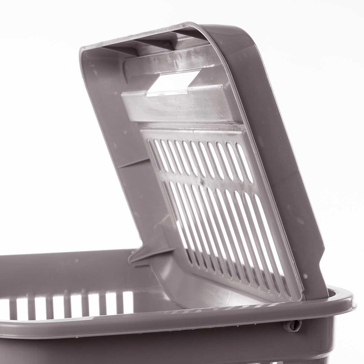 Cesto de roupa wc taupe SAND com tampa