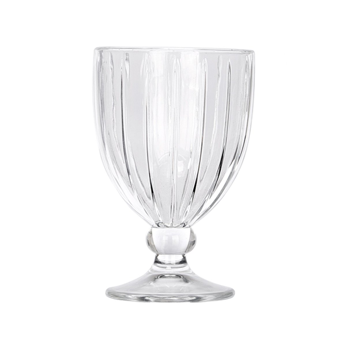 Copo de vinho riscas em vidro 310ml