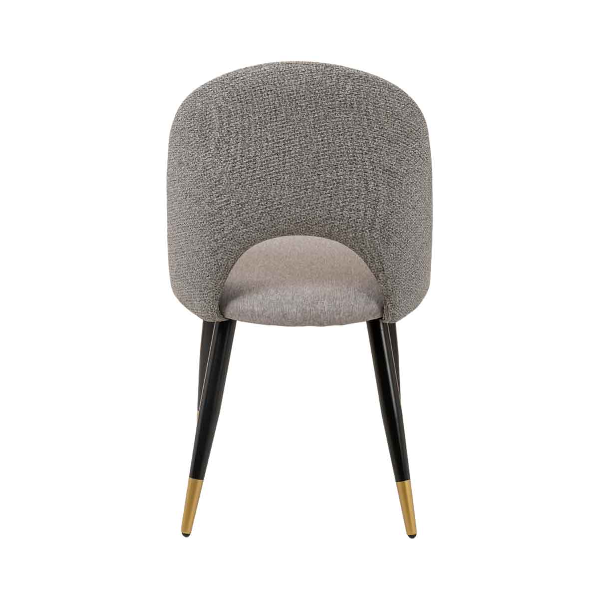 Cadeira RICK cinza com pernas em metal