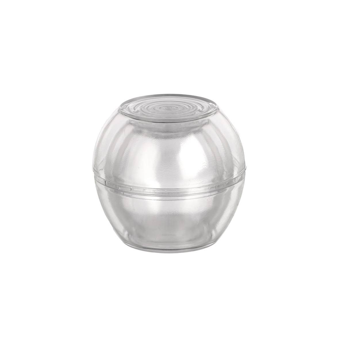 Conjunto 3 recipientes pl&aacute;stico transparente