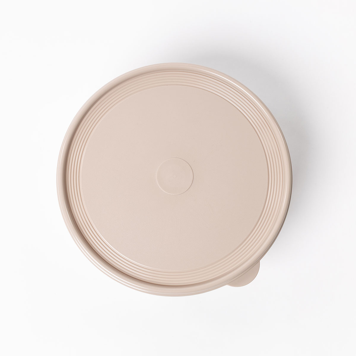 Caixa herm&eacute;tica redonda bege 2,8l