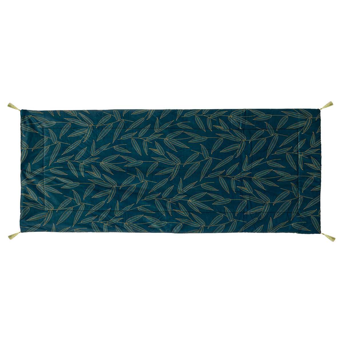 Edred&atilde;o para fundo da cama OZIE azul 80x180cm