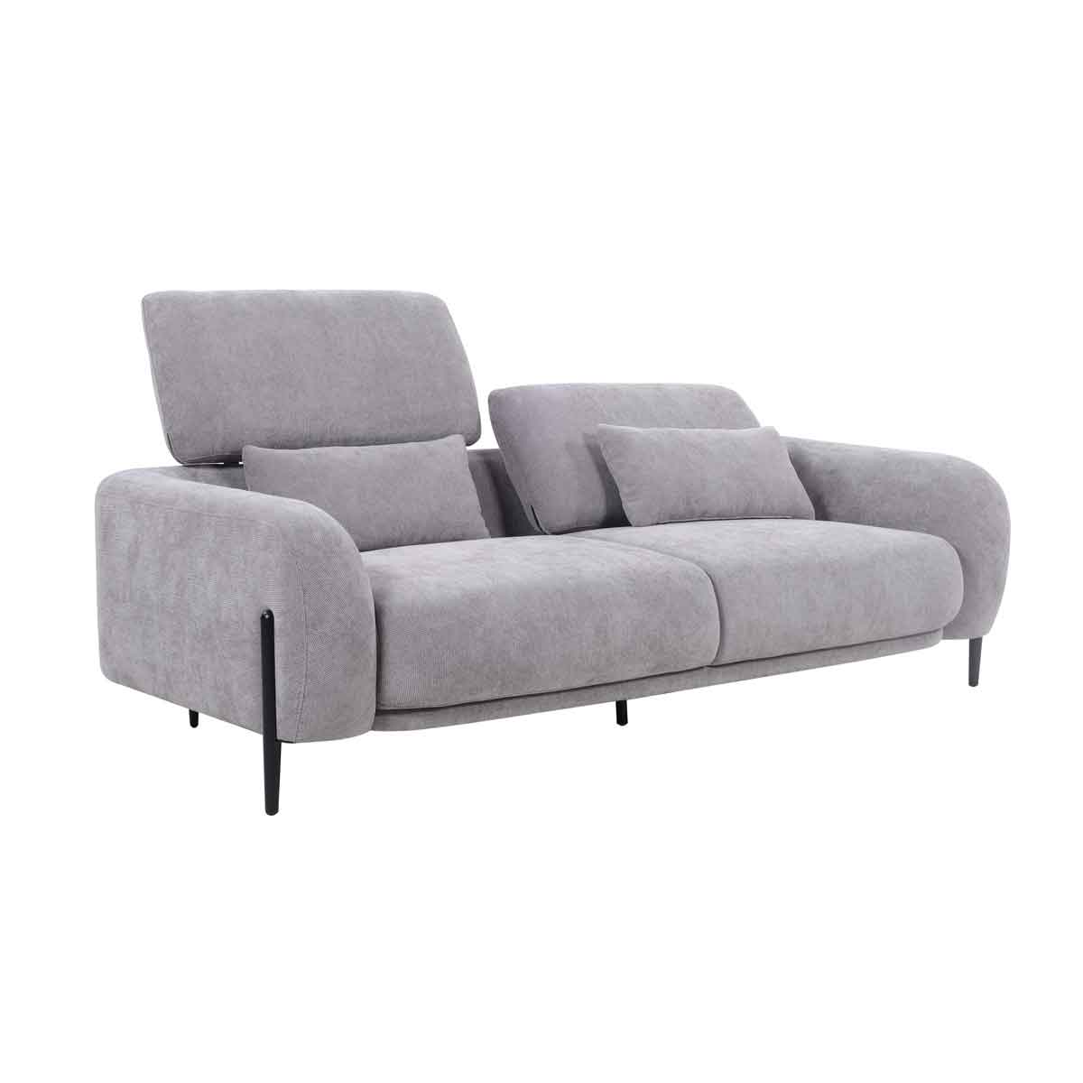 Sof&aacute; THIL cinza 3 lugares