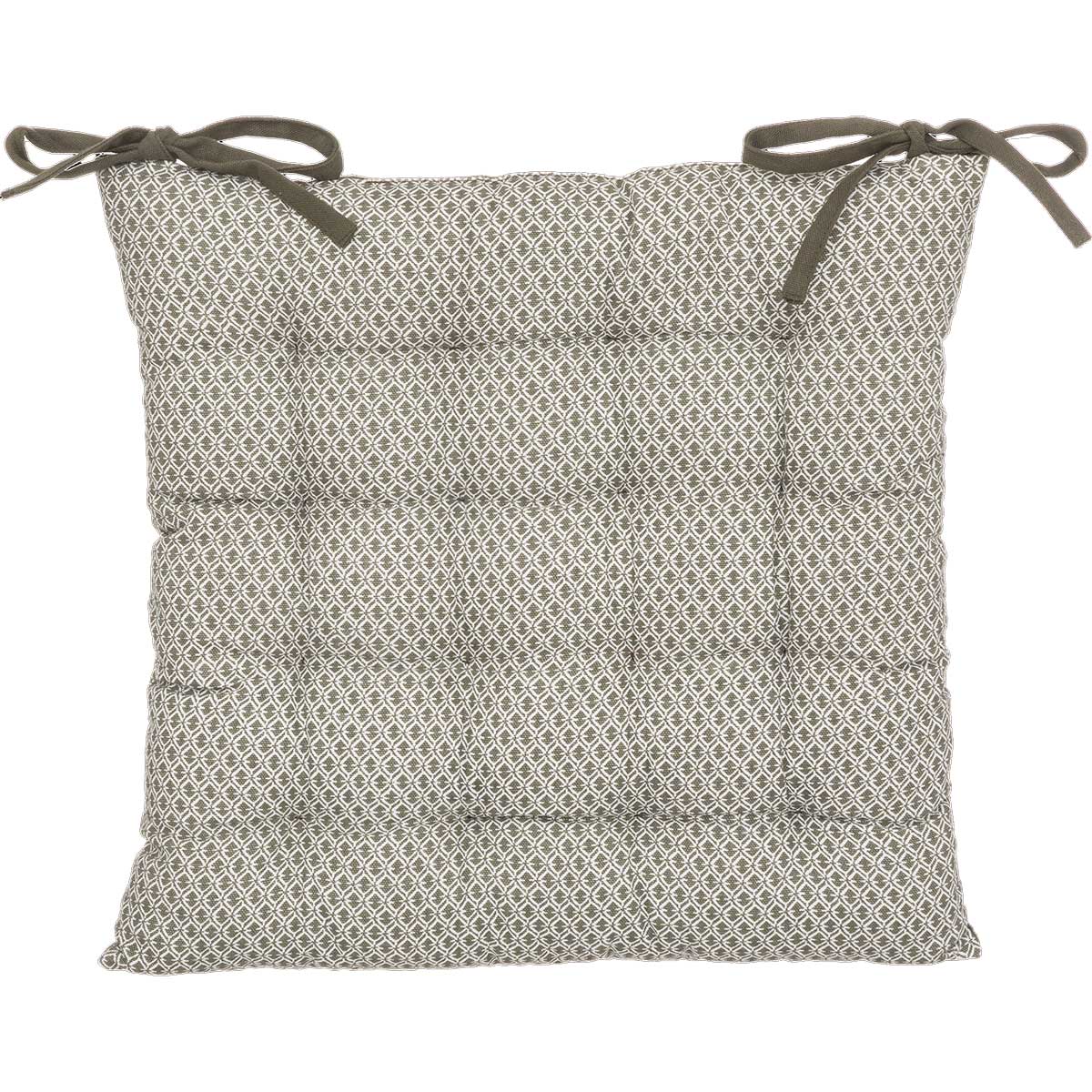 Coxim OTTO verde caqui 38x38cm