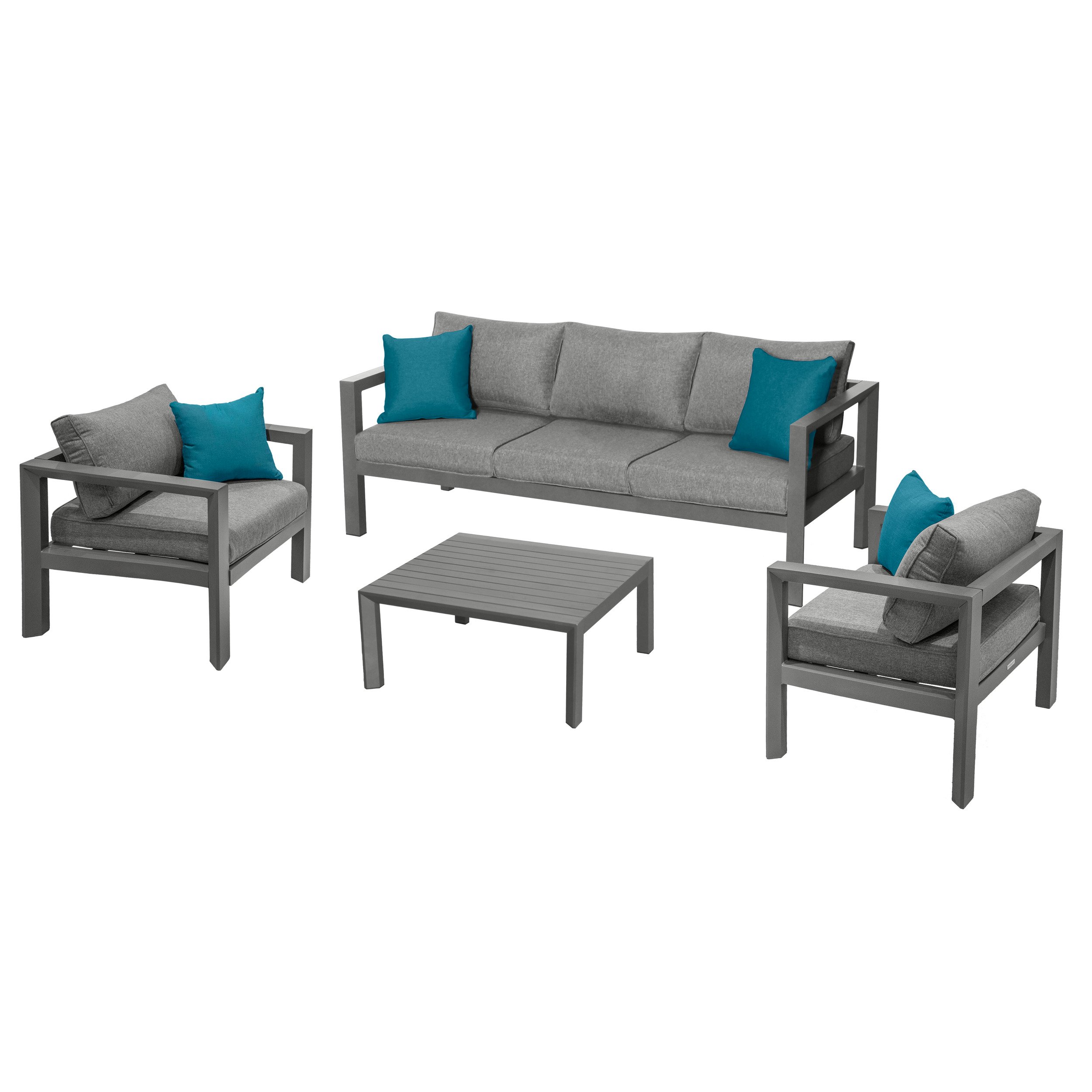 Conjunto de jardim ÉVASION cinza escuro,  Conjunto de jardim ÉVASION cinza escuro