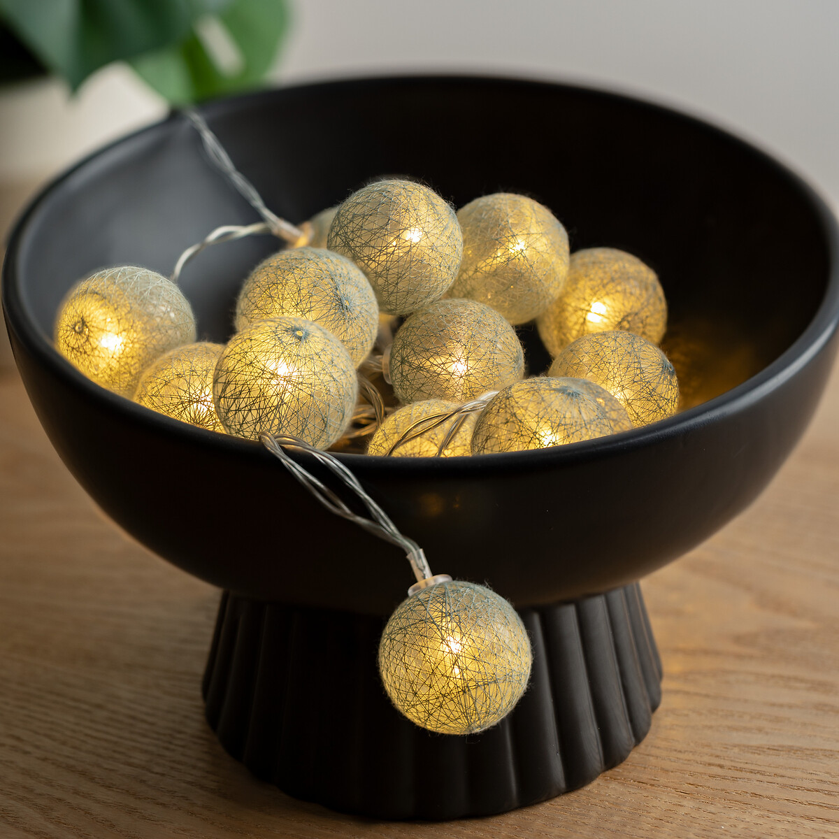 Grinalda com 16 LED verde claro 260cm