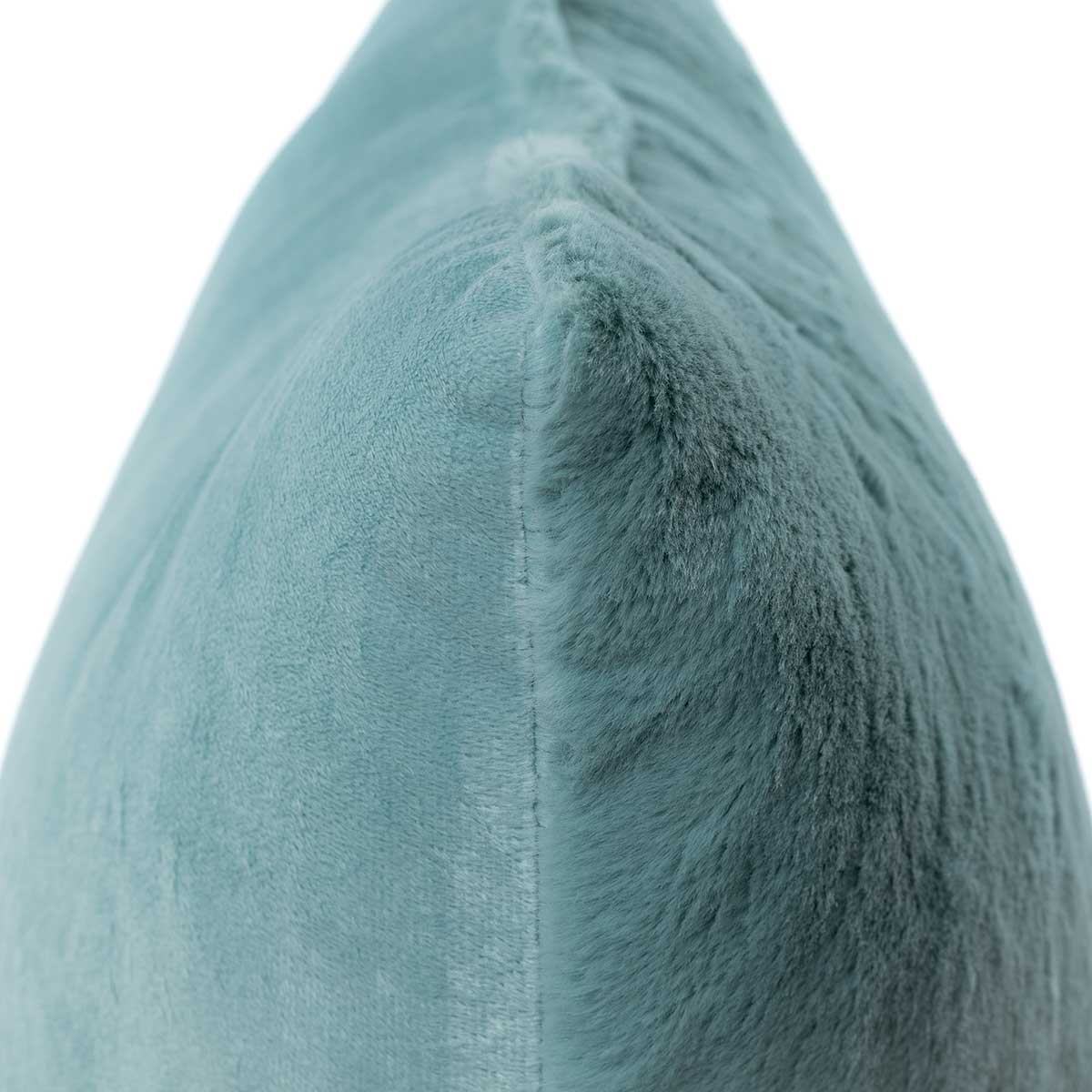 Almofada verde com pelo 60x60cm