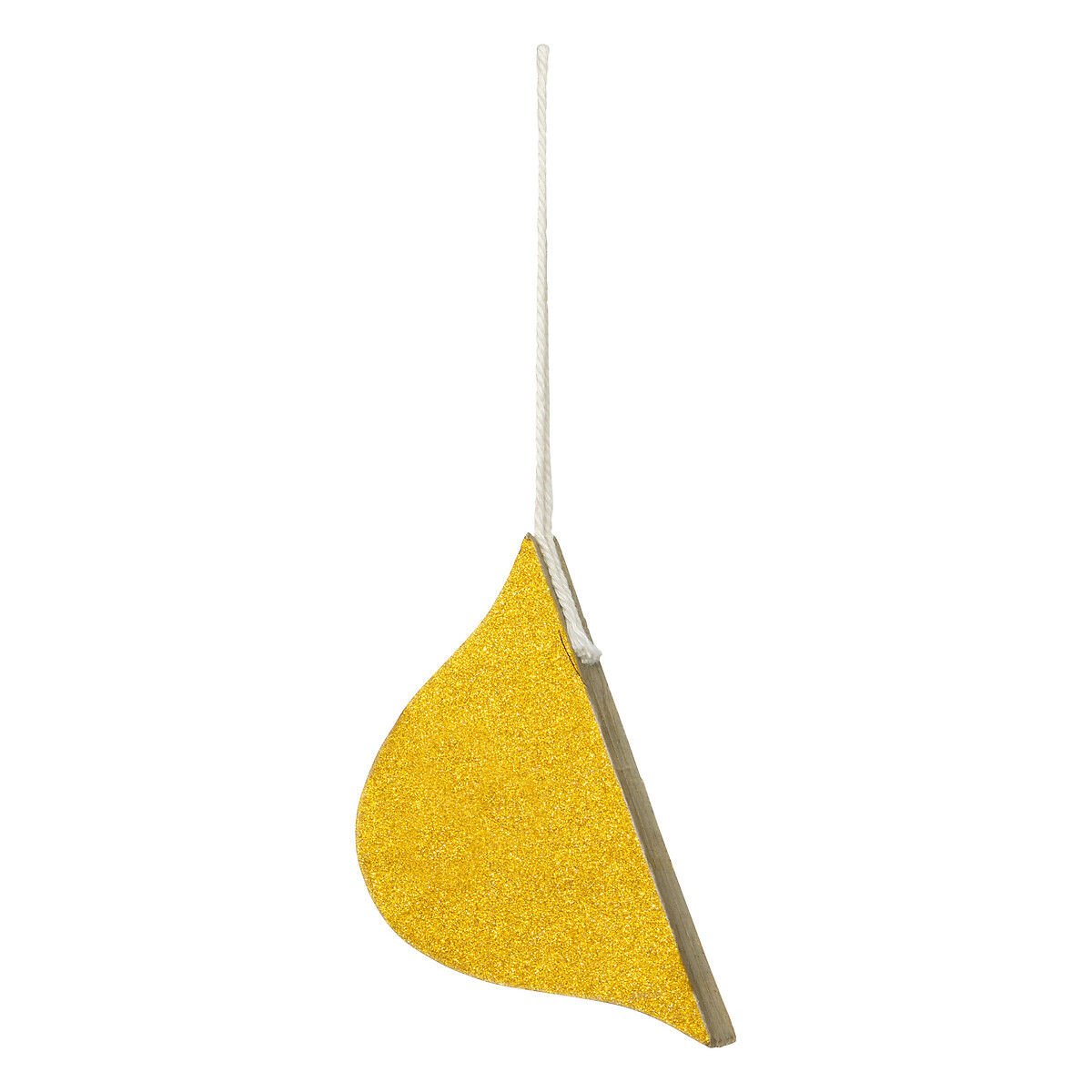 Bola orig&acirc;mi dourada de papel 9cm