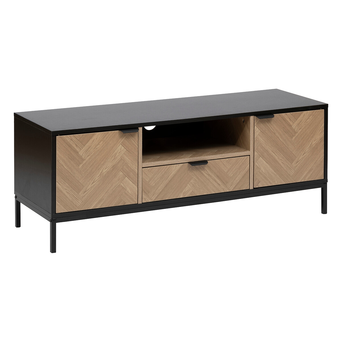 Movel de tv CHEVRONS preto