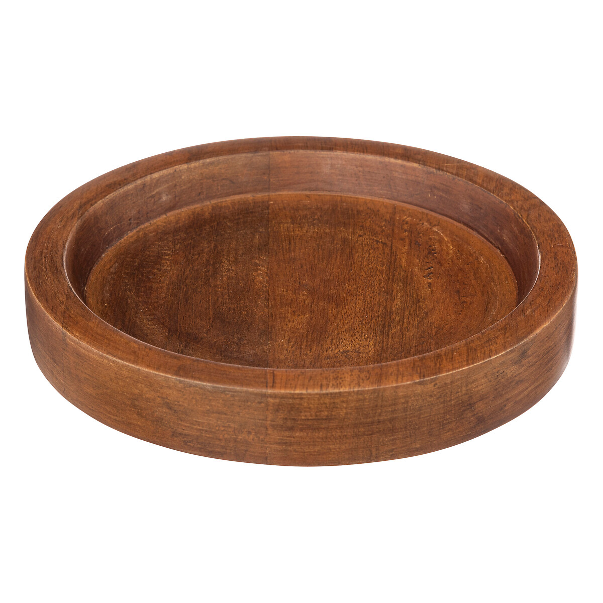 Balde de gelo preto com base em madeira mango