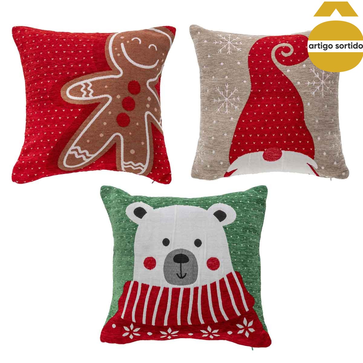 Almofada jacquard SUGAR 40x40cm