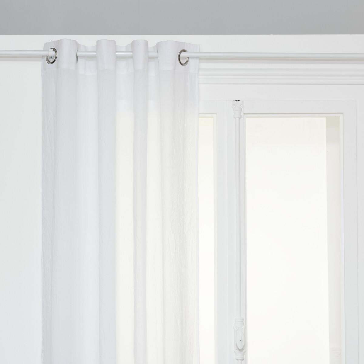 Cortina paxta branca 135x240cm