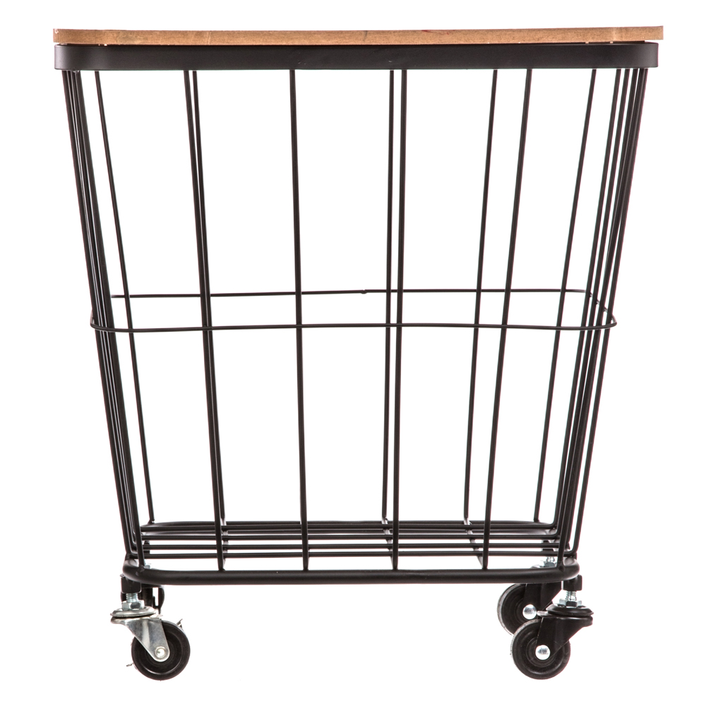 Mesa De Apoio Com Rodas Em Metal Jordi