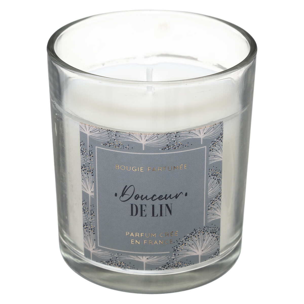 Vela perfumada campanula linho 130g