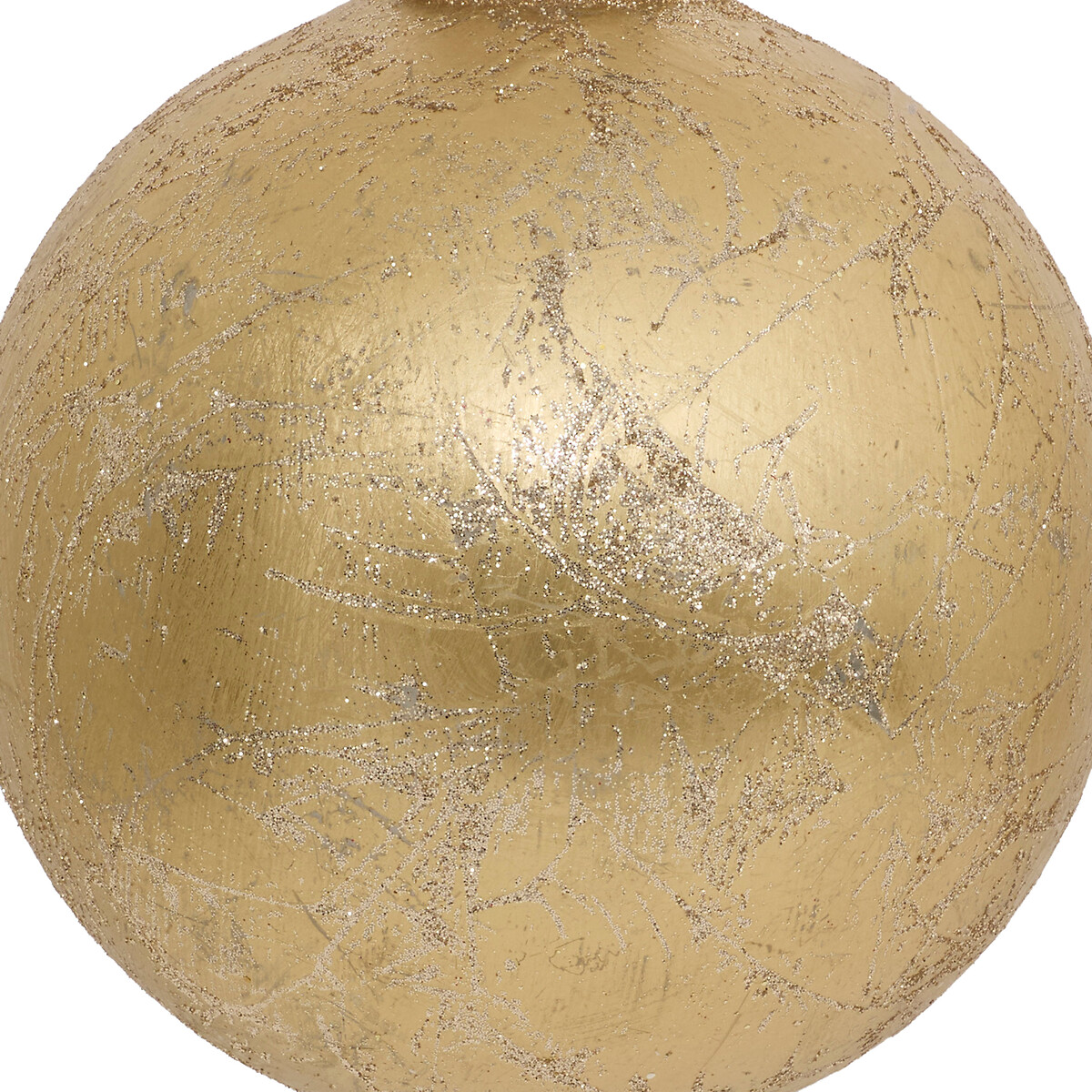Bola de natal com efeito metalizado 15cm